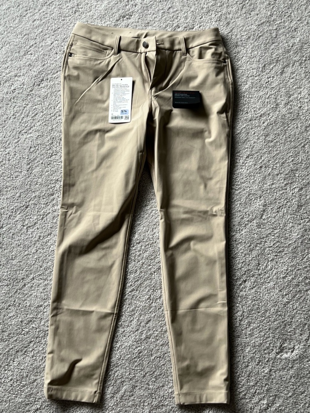 Lululemon ABC Skinny-Fit 5 Pocket Pant 32"L *Warpstreme